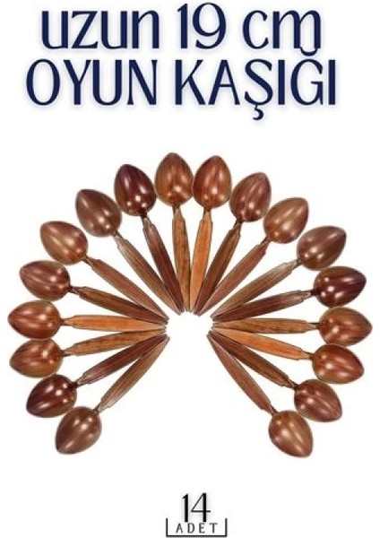 Uzun Oyun Kaşığı 14 ADET
