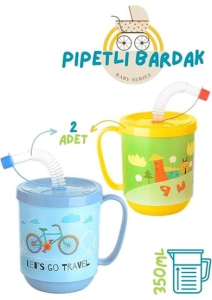 Pipetli Bardak 2 Li Momma Design fiyatları