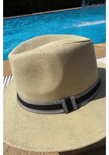 Kovboy Hasır Şapka Kahverengi