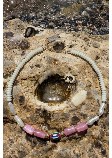 Çok Renkli Kolye Yeşil/mavi modelleri