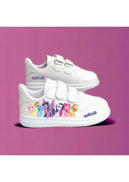 Baskılı Sneaker Kız-erkek Çocuk Spor Ayakkabı Hafif Dar Kalıp
