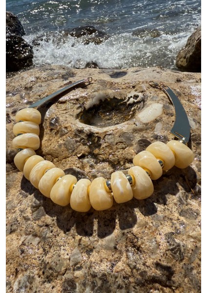 Özel Tasarım Kolye Krem