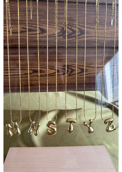 Çelik Harf Kolye M fiyatları