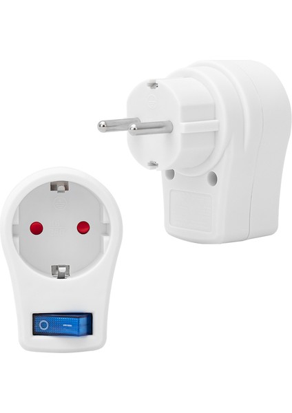 Yüksek Kaliteli Akım ve Çocuk Korumalı Tekli Priz 2510 Watt Anahtarlı LED Işıklı 10 Amper fiyatları
