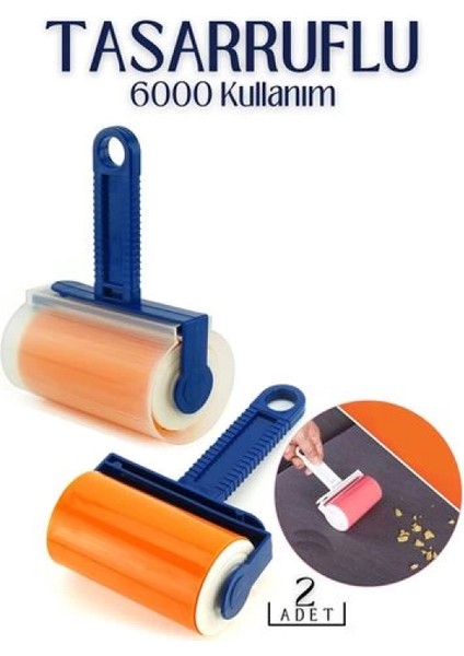 Tüy Tiftik Toplayıcı 6000 Kullanım Tisserant Design 2 Li Set