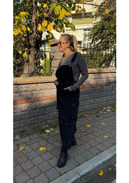 Çıtçıtları Çıkarılabilir Denim Salopet modelleri