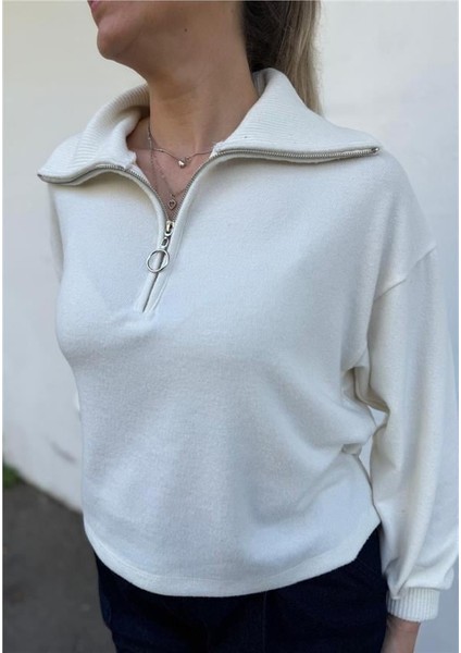 Fermuar Detaylı Kazak fiyatları