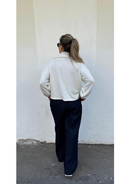 Fermuar Detaylı Kazak modelleri