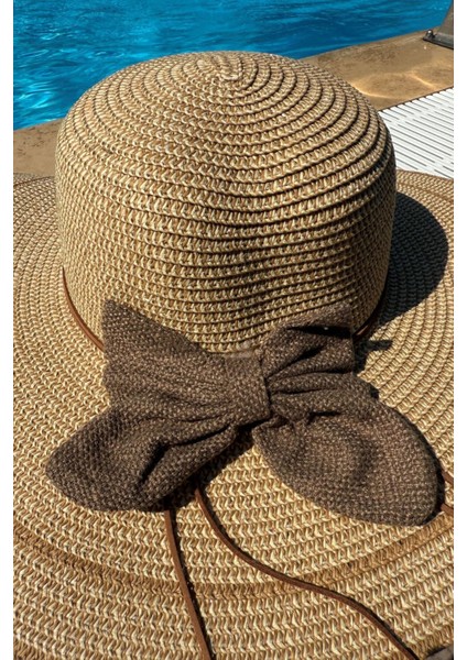 Romantik Hasır Şapka