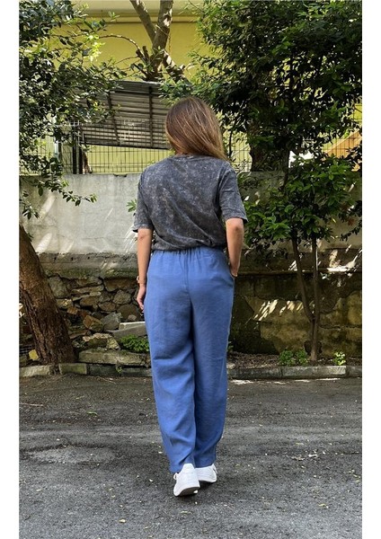 Taşlı Leopar Baskı Yıkamalı Tshirt modelleri