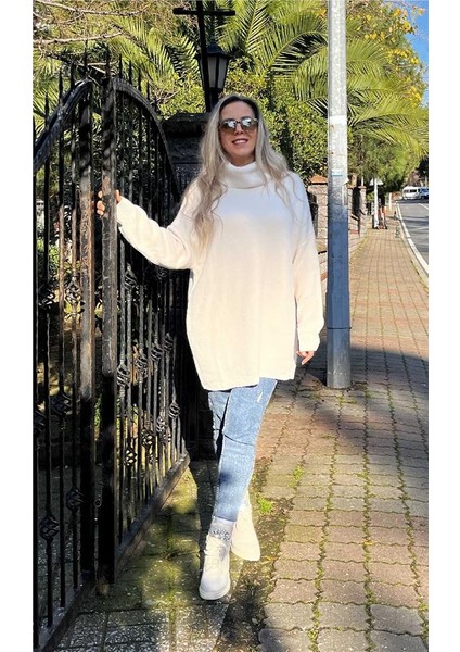 Bej Degaje Yaka Uzun Kazak modelleri