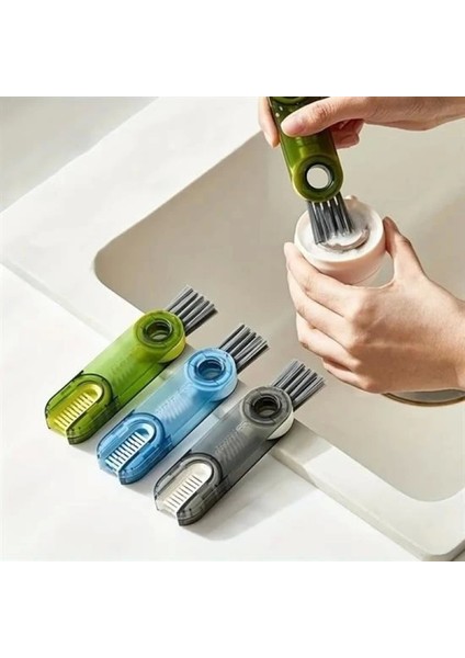 3 Fonksiyonlu Pratik Şişe Temizleme Fırçası Mutfak Banyo Araç Için Çok Amaçlı Fırça modelleri