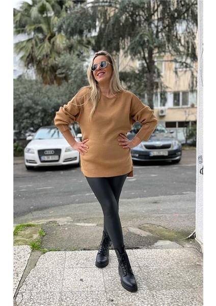 Bisiklet Yaka Uzun Kazak fiyatları