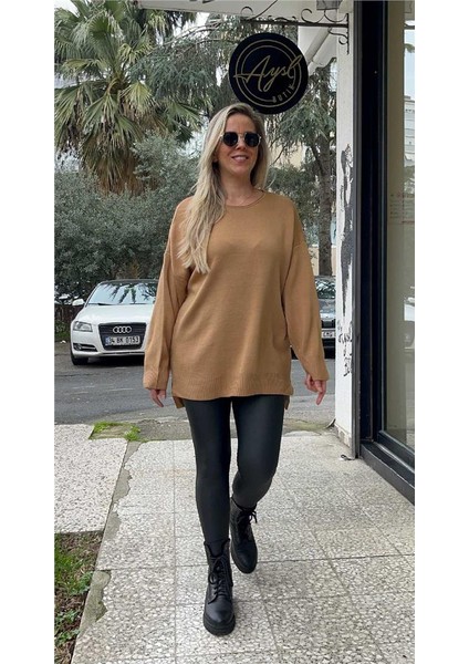 Bisiklet Yaka Uzun Kazak modelleri