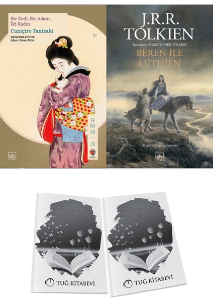 Bir Kedi, Bir Adam, Iki Kadın ve Beren ile Luthien 2li Set + Hediyeli