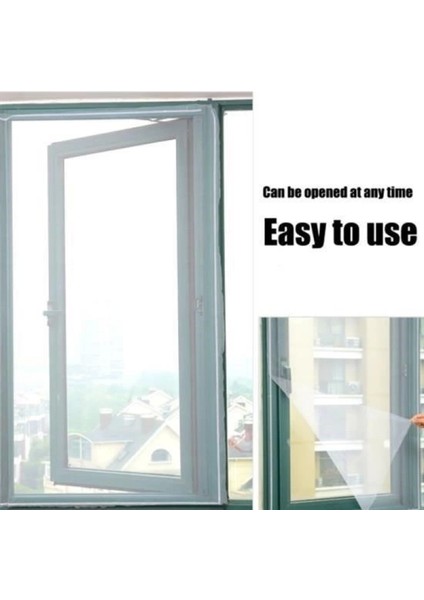 Tüm Cam Pencere Kapılara Uyumlu Çift Kanat Pencere Sinekliği fırsatları