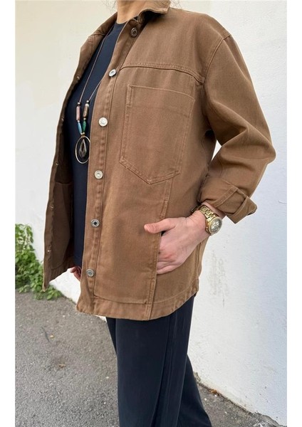 Camel Büyük Cepli Kot Ceket fiyatları