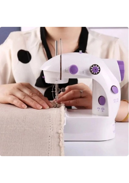 Pratik Taşınabilir Elektrikli Veya Pilli Seyahat Tipi Hız Ayarlı Kademeli Dikiş Makinesi fiyatları