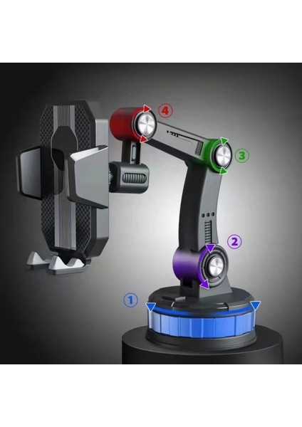 Jel Vantuzlu Cama Takılabilen Güçlü 360 Derece Dönebilen Ayarlanabilir Araç Içi Vantuzlu Telefon Tutucu indirimleri