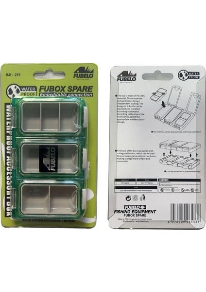 Fubox Spare Lrf Aksesuar Kutusu (Yeşil)