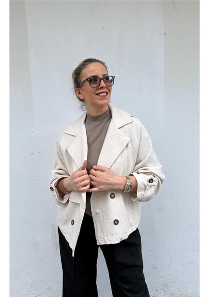 Reglan Kol Astarlı Ceket