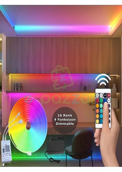 Esnek Şerit Neon LED 5m