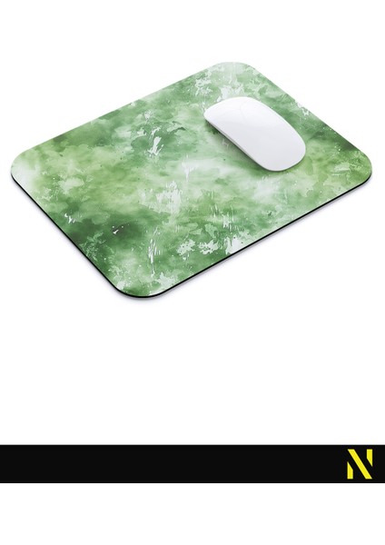 Yeşil Renkli Desenli Ergonomik Mouse Pad - 23 cm x 19 cm - Kaydırmaz Taban Ev ve Ofis Kullanımı Için Ideal Fare Altlığı Mousepad modelleri