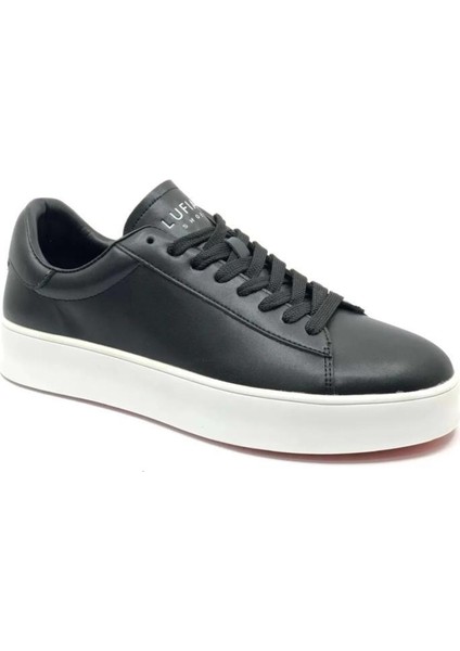 Anton Lacivert Erkek Deri Günlük Ayakkabı Düz Tabanlı Şık Tasarım fiyatları