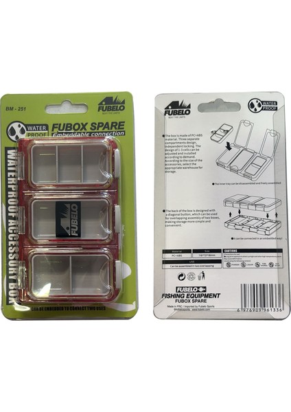 Fubox Spare Lrf Aksesuar Kutusu (Kırmızı)