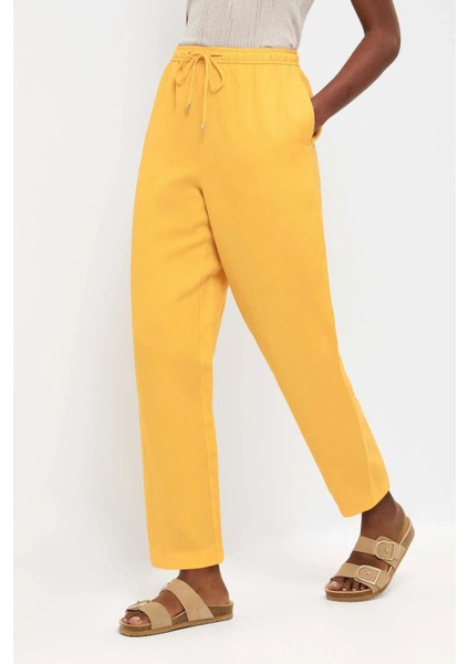 Keten Relaxed Fit Pantolon modelleri