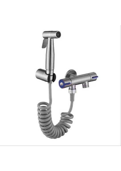 Kolay Montajlı Klozet & Banyo Temizleme Seti Basınçlı Spiral Hortumlu Wc Temizleyici fırsatları