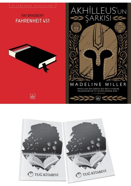 Fahrenheit 451 ve Akhilleus’un Şarkısı 2li Set + Hediyeli