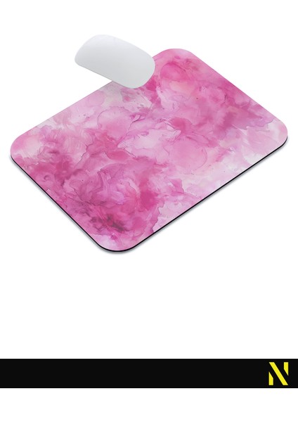 Pembe Renkli Desenli Ergonomik Mouse Pad - 23 cm x 19 cm - Kaydırmaz Taban Ev ve Ofis Kullanımı Için Ideal Fare Altlığı Mousepad indirimleri