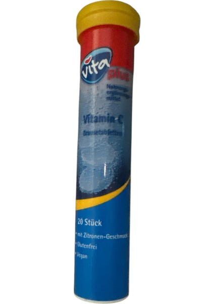 C Vitamini Almanya Dan 20 Efervesan Tablet