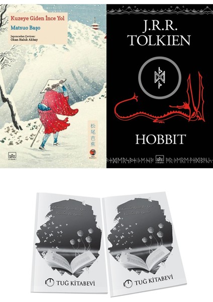 Kuzeye Giden Ince Yol ve Hobbit (Siyah Kapak) 2li Set + Hediyeli