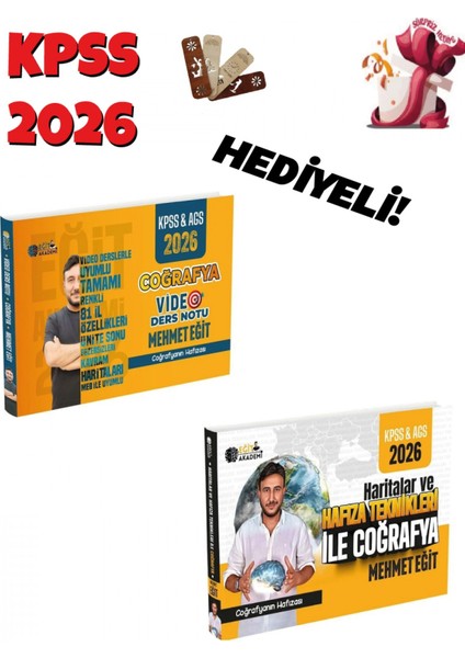 Eğit Akademi 2026 Kpss Meb-Ags Haritalar ve Hafıza Teknikleri ile