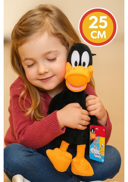 Looney Tunes Çizgi Film Karakteri Duffy Duck Lisanslı Peluş Oyuncak - 25 cm