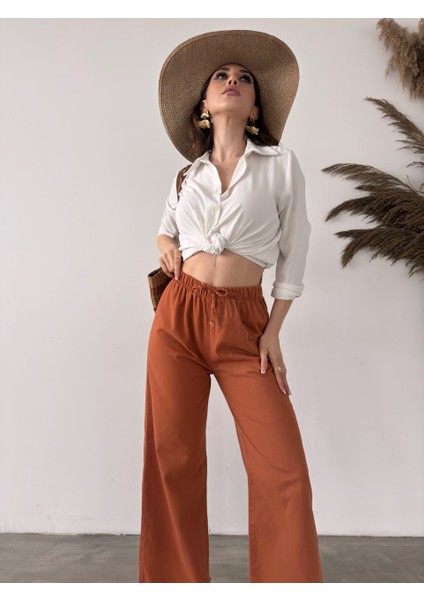 Paçası Püsküllü Palazzo Pantolon fiyatları