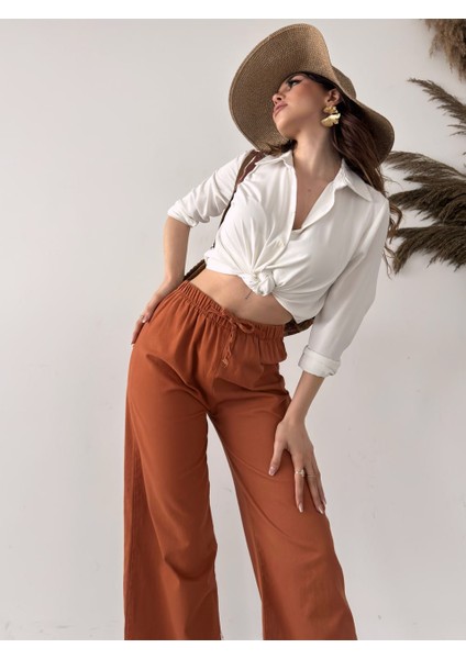 Paçası Püsküllü Palazzo Pantolon modelleri