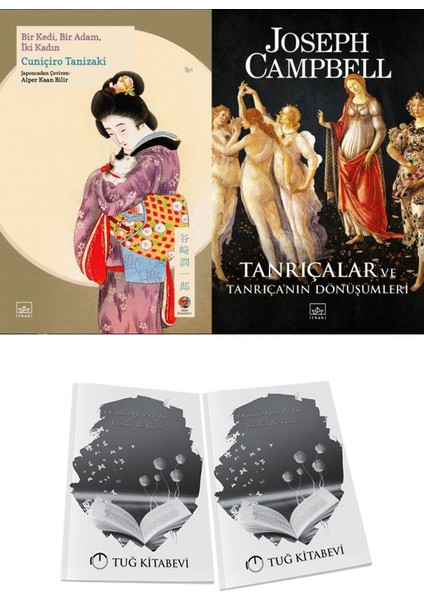 Bir Kedi, Bir Adam, Iki Kadın ve Tanrıçalar ve Tanrıça’nın Dönüşümleri 2li Set + Hediyeli
