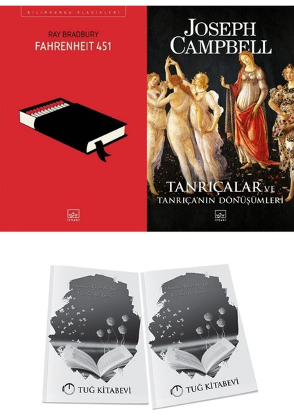 Fahrenheit 451 ve Tanrıçalar ve Tanrıça’nın Dönüşümleri 2li Set + Hediyeli