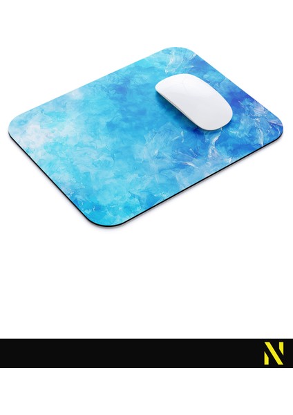 Mavi Renkli Desenli Ergonomik Mouse Pad - 23 cm x 19 cm - Kaydırmaz Taban Ev ve Ofis Kullanımı Için Ideal Fare Altlığı Mousepad modelleri