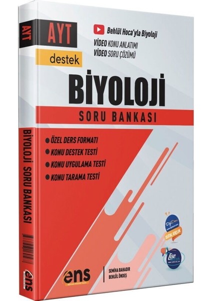 Ayt Biyoloji Destek Soru Bankası Ens Yayıncılık