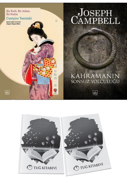 Bir Kedi, Bir Adam, Iki Kadın ve Kahramanın Sonsuz Yolculuğu 2li Set + Hediyeli