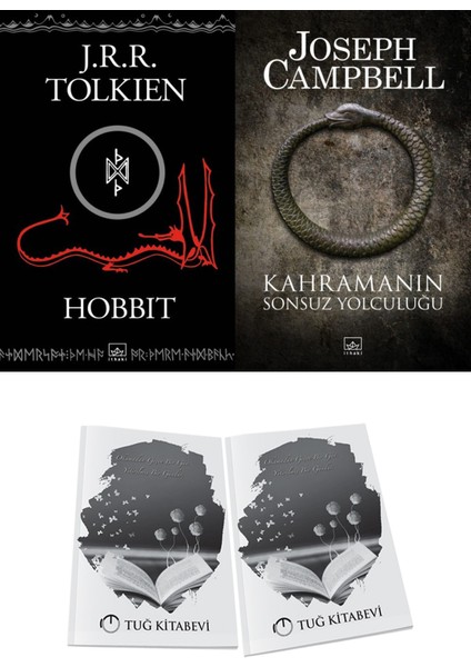 Hobbit (Siyah Kapak) ve Kahramanın Sonsuz Yolculuğu 2li Set + Hediyeli