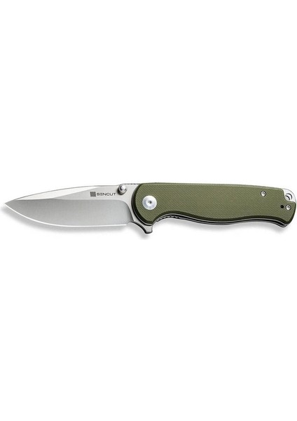 Errant Flipper & Thumb Stud Knife Od Green G10 Handle Çakı