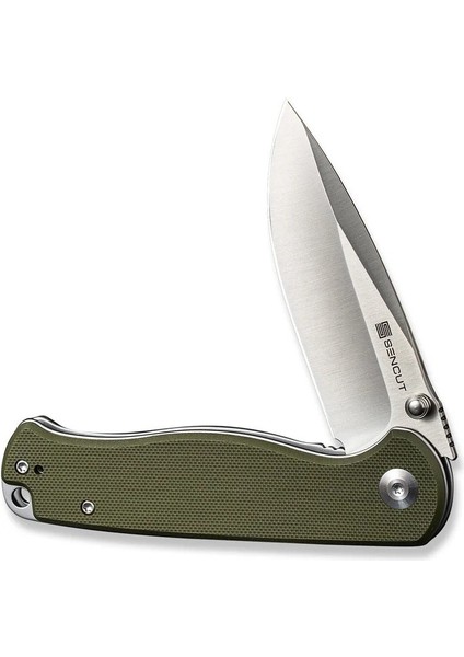 Errant Flipper & Thumb Stud Knife Od Green G10 Handle Çakı fırsatları