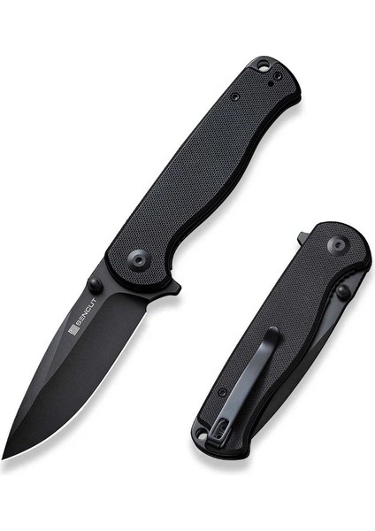 Errant Flipper & Thumb Stud Knife All Black G10 Handle Çakı fiyatları