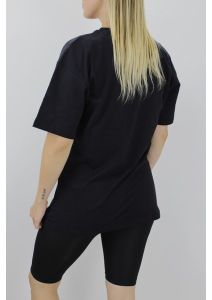 Yüz Baskılı Tişört Siyah - 144.075 fırsatları