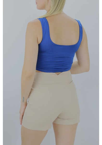 Micro Parçalı Crop Indigo - LKS2022.25 modelleri
